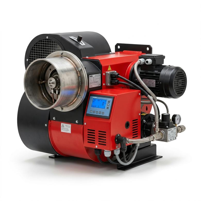 Dual-fuel package burner